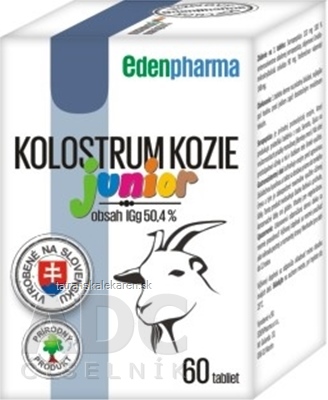 EDENPharma KOLOSTRUM KOZIE Junior tbl 1x60 ks