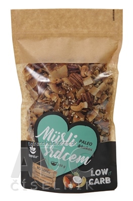 topnatur Müsli srdcom PALEO & Kokos LOW CARB 1x350 g