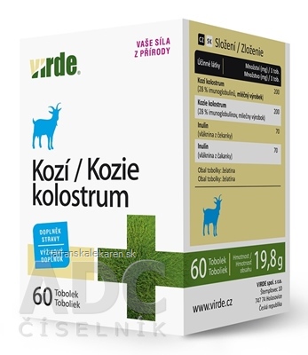 VIRDE Kozie kolostrum cps 1x60 ks