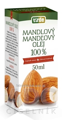 VIRDE MANDĽOVÝ OLEJ 100% 1x50 ml