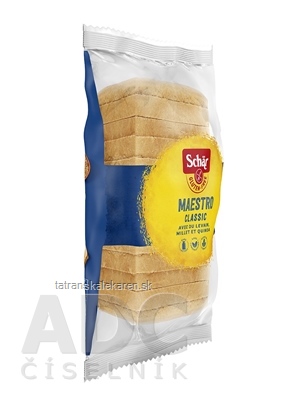 Schär MAESTRO CLASSIC chlieb bezgluténový, krájaný, 1x300 g