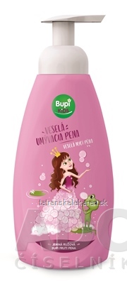 Bupi KIDS Veselá umývacia pena jemná ružová 1x500 ml