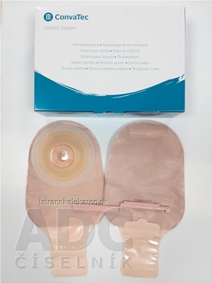 ESTEEM+ Flex Convex vrecko výpustné konvexné, ileostomické, s filtrom, nepriehľadné, s kontrolným okienkom, V1, 20-43 mm 1x10 ks