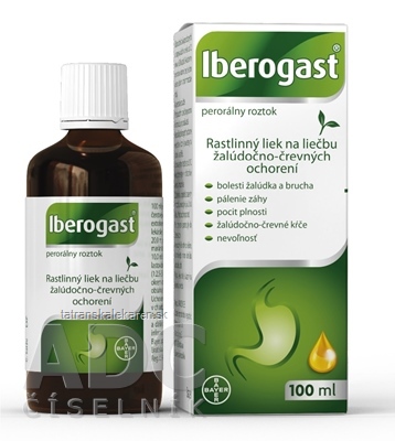 Iberogast sol por (fľ.skl.hnedá) 1x100 ml