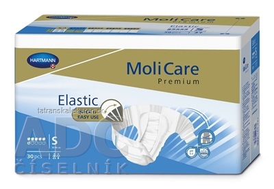 MoliCare Premium Elastic 6 kvapiek S plienkové nohavičky zalepovacie 1x30 ks