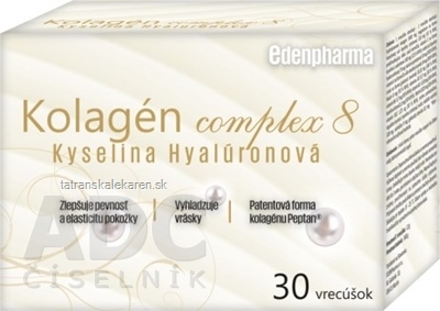 EDENPharma Kolagén complex 8 Kyselina Hyalurónová vrecúška 1x30 ks