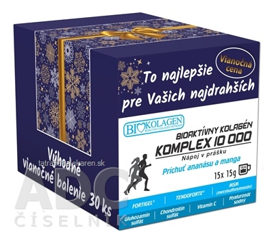 asp BIOAKTÍVNY KOLAGEN KOMPLEX Vianoce nápoj v prášku, vrecúška 30x15 g (450 g)