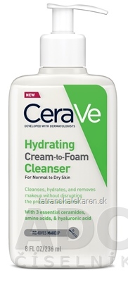 CeraVe ČISTIACI PENIVÝ KRÉM na normálnu až suchú pokožku 1x236 ml