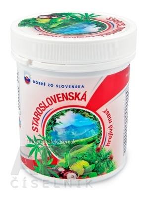 Dobré z SK STAROSLOVENSKÁ hrejivá masť masážny prípravok 1x250 ml