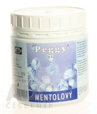 PEGGY GÉL mentolový 1x500 g