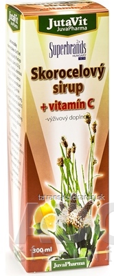 JutaVit Skorocelový sirup + vitamín C 1x300 ml