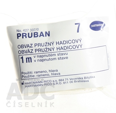 PRUBAN sieťový hadicový obväz, veľ.7 rameno, hlava (7cmx1m) 1x1 ks