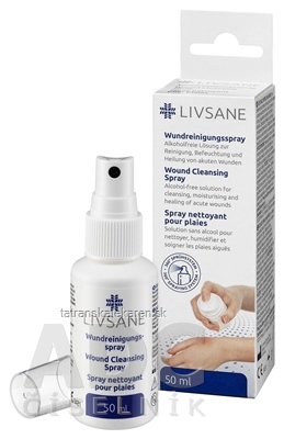 LIVSANE Čistiaci sprej na rany 1x50 ml