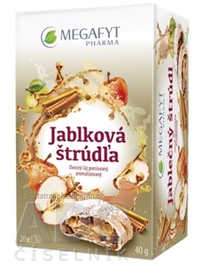 MEGAFYT Jablková štrúdľa ovocný čaj 20x2 g (40 g)