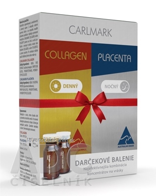 CARLMARK COLLAGEN + PLACENTA Darčekové balenie 2x10 ml, 1x1 set