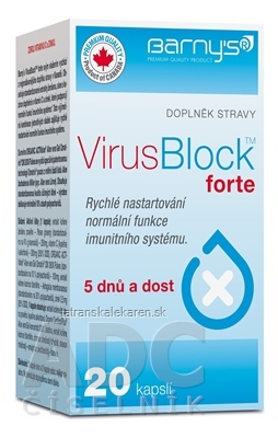 Barnys VirusBlock forte cps 1x20 ks