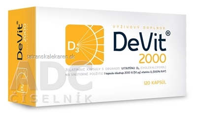 DeVit 2000 cps 1x120 ks