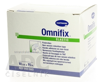 OMNIFIX ELASTIC hypoalergénna náplasť fixačná z netkaného textilu (10cmx10m) 1x1 ks