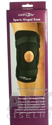 DJ ORTÉZA KOLENA DRYTEX ECONOMY HINGED KNEE fixačná, priedušná (670), veľ. S (36-44 cm; zadný výrez) 1x1 ks