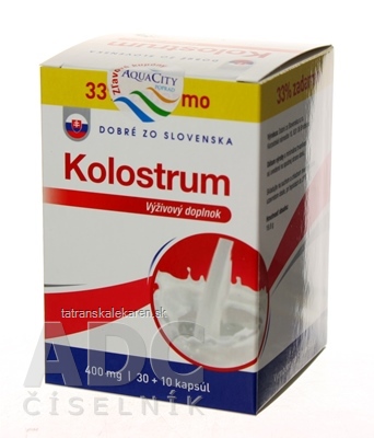 Dobré z SK Kolostrum 400 mg cps 30+10 zadarmo (40 ks)