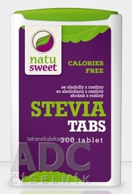 NATUSWEET STEVIA TABS sladidlo, tablety 1x300 ks