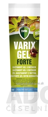 VIRDE VARIX GEL FORTE gaštanový gél s rutínom 1x100 ml