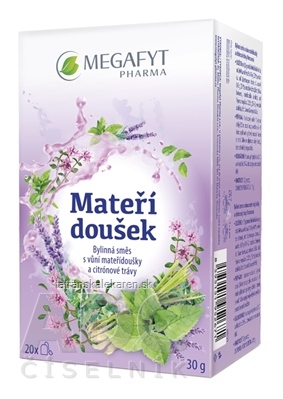 MEGAFYT Materin dúšok bylinná zmes 20x1,5 g (30 g)