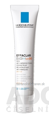 LA ROCHE-POSAY EFFACLAR DUO+ SPF30 (M9164900) anti UV, korekčný krém 1x40 ml