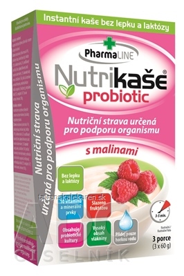 Nutrikaša probiotic - s malinami 3x60 g (180 g)