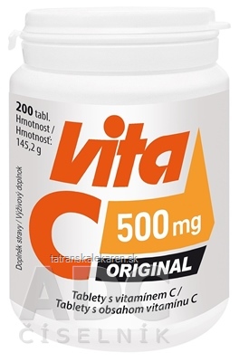 Vitabalans Vita C 500 mg ORIGINAL tbl 1x200 ks