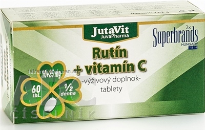 JutaVit Rutín + vitamín C tbl 1x60 ks