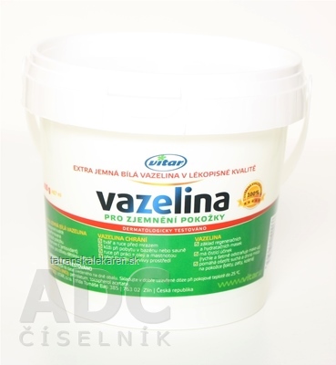 VITAR Vazelína extra jemná biela 1x400 g