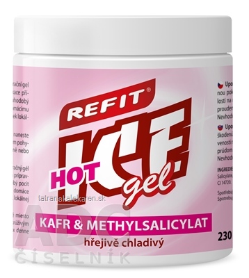 REFIT ICE GEL GÁFOR hrejivo-chladivý 1x230 ml