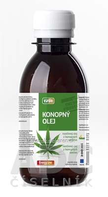 VIRDE KONOPNÝ OLEJ rastlinný olej z konopných semien 1x200 ml