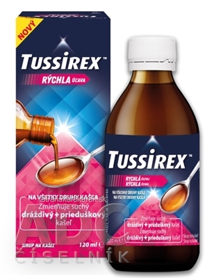 TUSSIREX sirup 1x120 ml